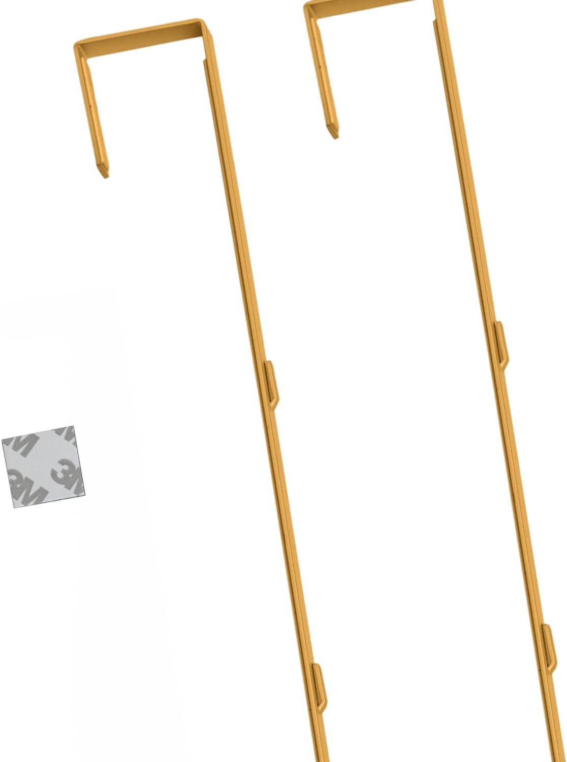 14.5'' Over-The-Door Mirror Hanger Set with Mounting Lips (Gold)