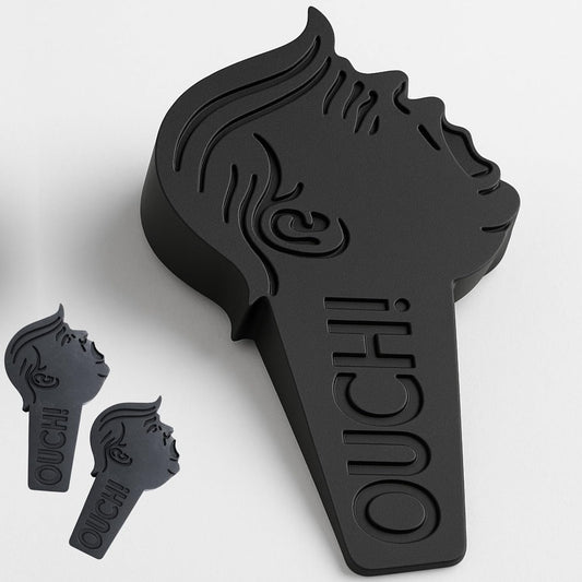 2-Pack Decorative Door Stoppers for Bottom of Doors-Funny Trump Door Stopper-Large & Cute Wedge for Doors