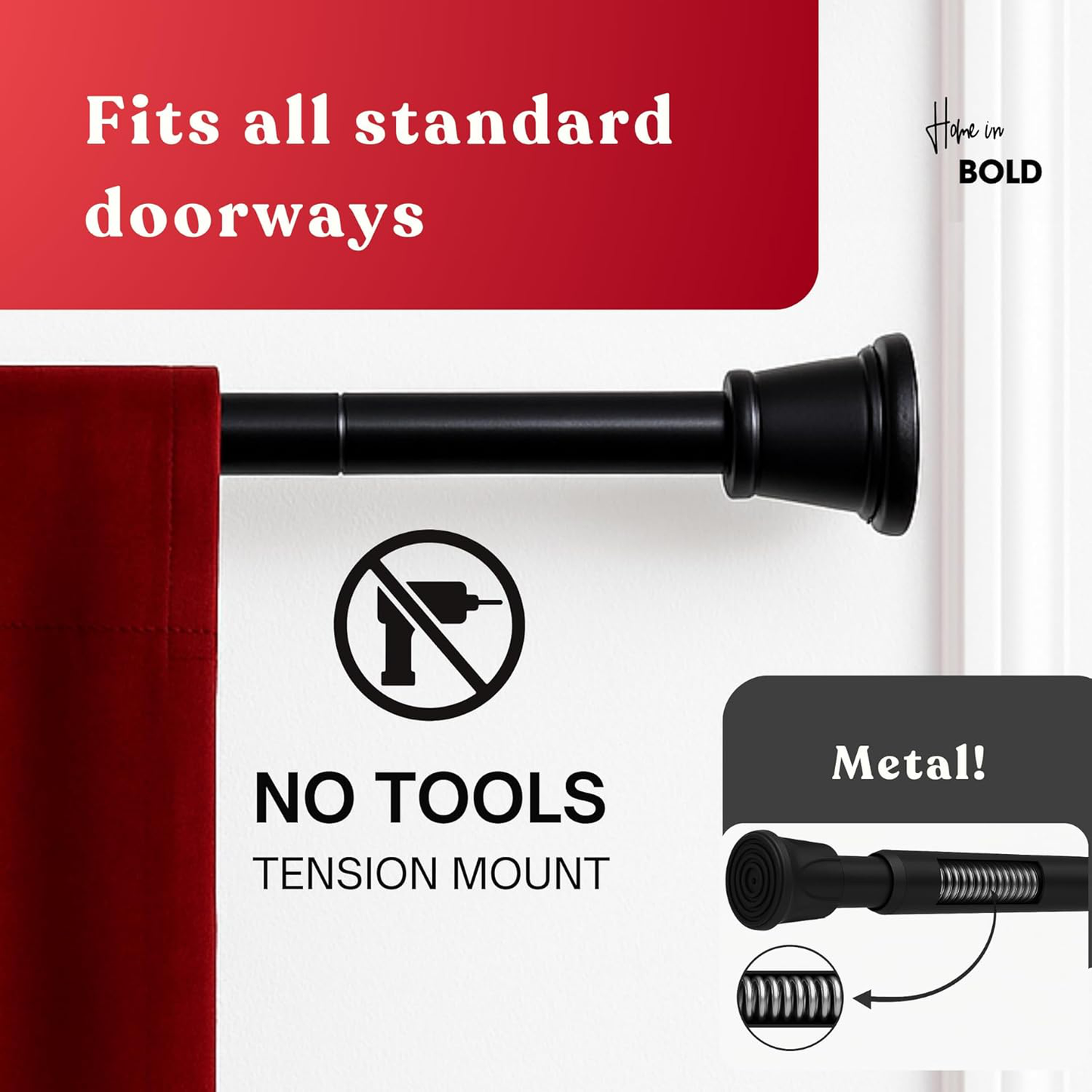 Portable Glory Hole Wall Red Velvet-Gloryhole Kit Doorway-Portable Glory Hole Curtain (Red)