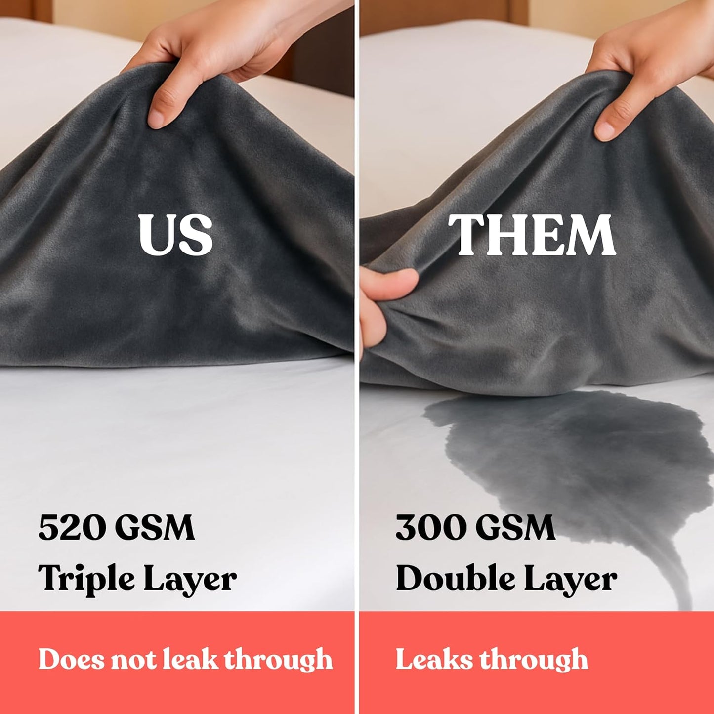 Sex Sheets Waterproof Queen Size 60"x 80”- Super Soft Sex Blanket to Protect Bed