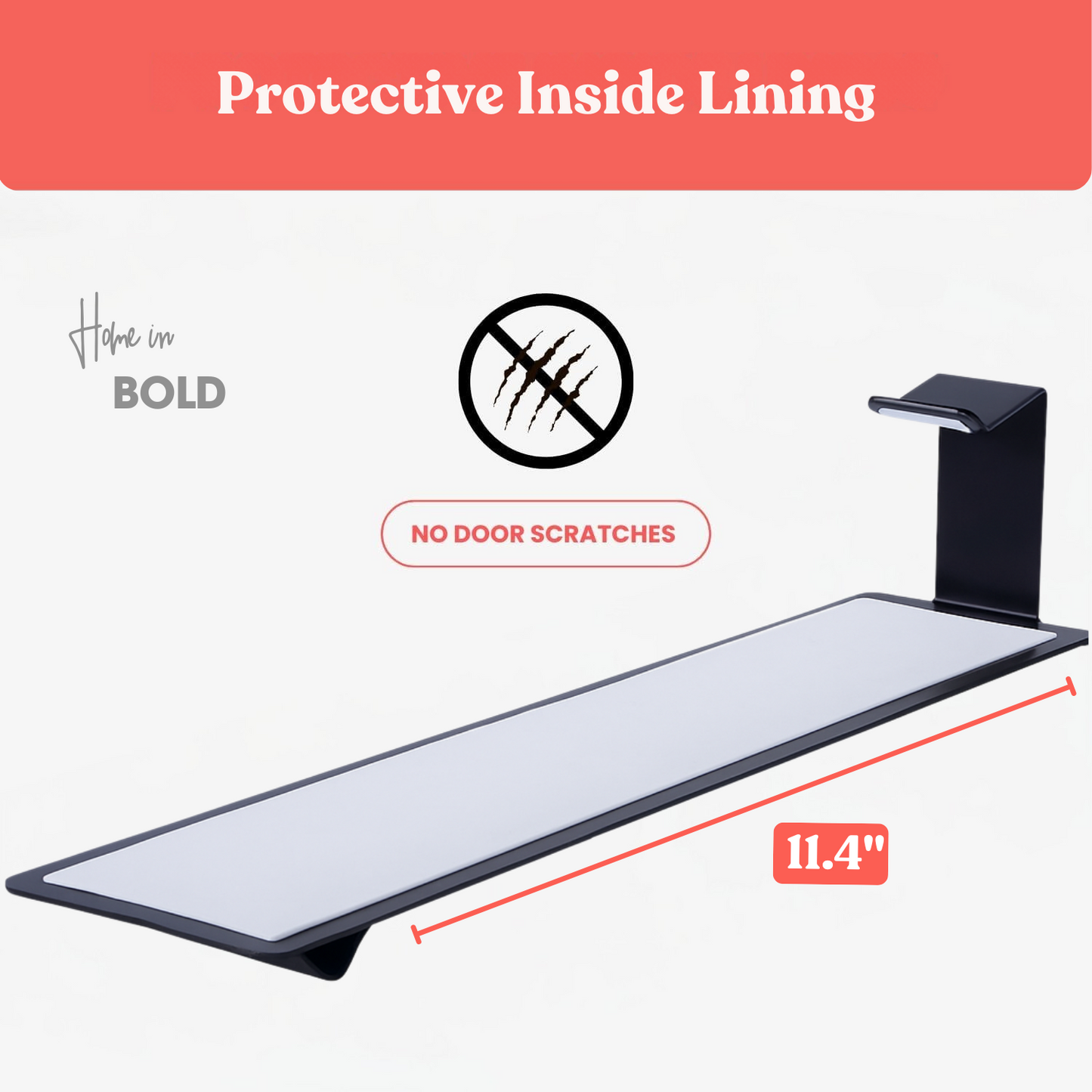 Extra Large Lock Box Door Mount Bracket-Over The Door Mounted Lockbox Bracket-Over The Door Lockbox Hook