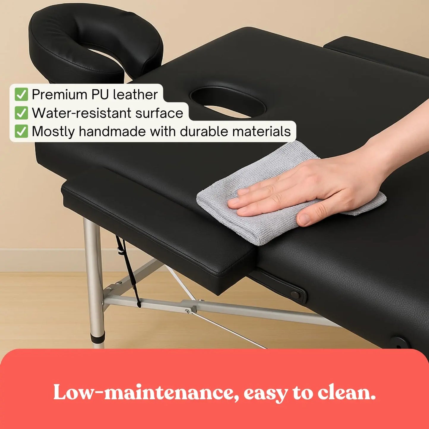 MILKER: CLASSIC - Milking Table Massage Table with Glory Hole Home in Bold