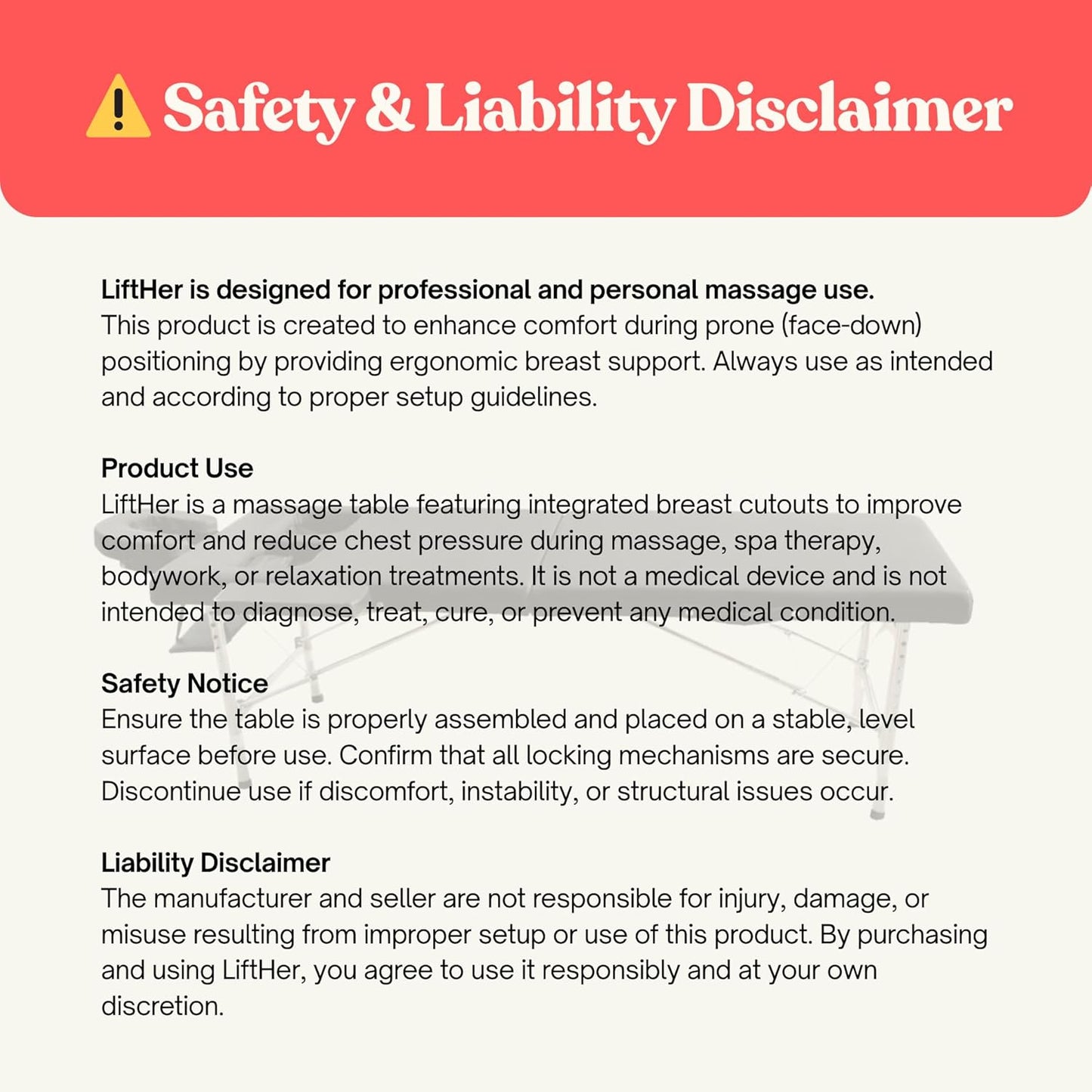 MASSAGE TABLE BREAST - Ergonomic Breast Support for Massage Comfort, Spa Therapy, and Chest Relief