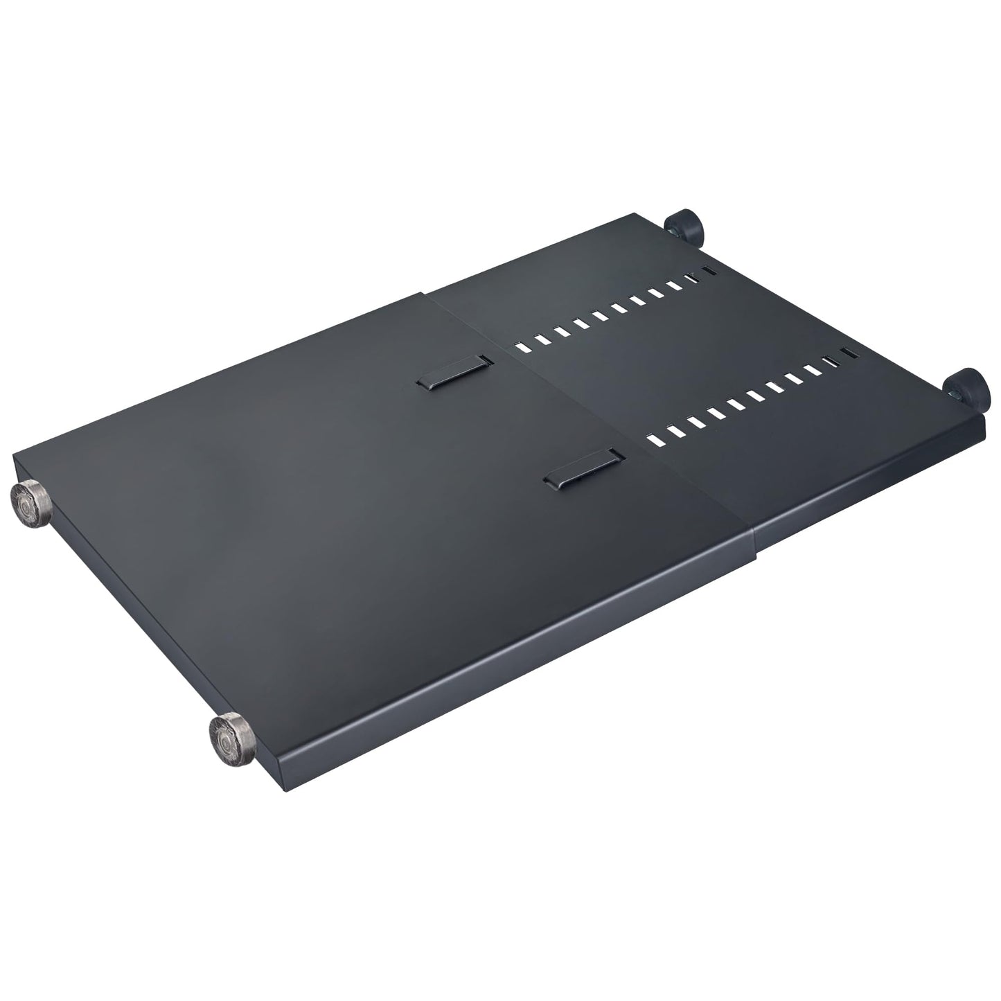 Adjustable Locker Organizer | METAL Locker Shelf - Black 2-Pack (PATENT PENDING)