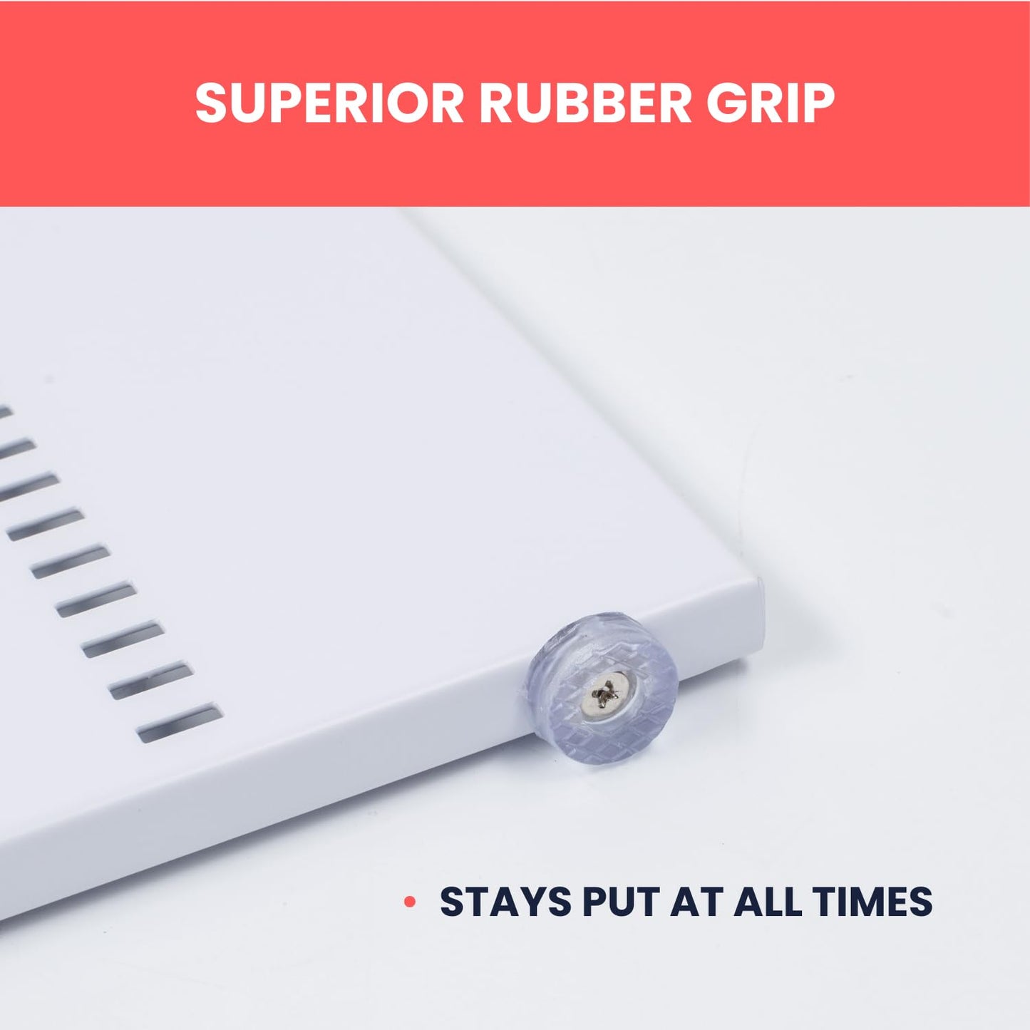 Heavy-Duty Adjustable Cabinet Shelf Organizer-(Eggshell White) (11''-18'')