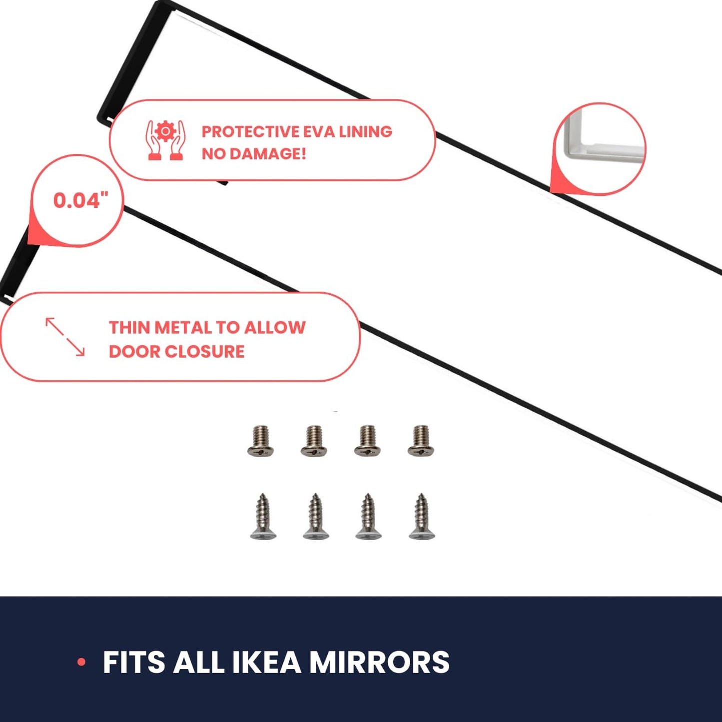 Over-The-Door Hooks 14.5-inch (Heavy Duty) Metal for Thick Doors-1.6''-1.8'' (Black)