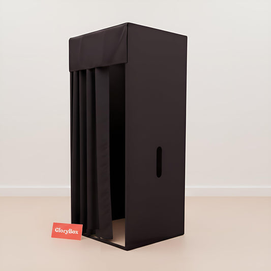 Plain unmarked delivery box illustrating discreet shipping