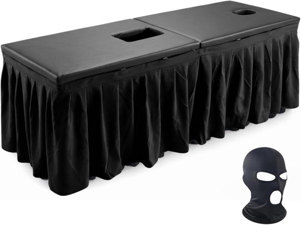 Milking table set up in a room