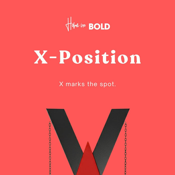 X-POSITION freestanding St. Andrews cross with adjustable steel frame