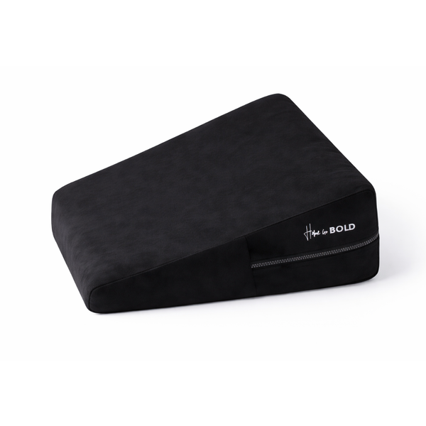 Positioning wedge with removable cover