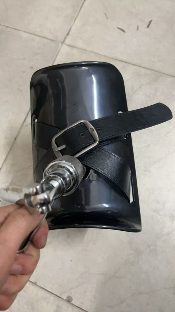 Leg stirrups for a positioning table