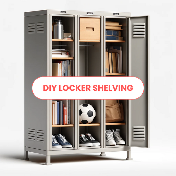 Organized storage shelving used to keep intimate items separated and discreet