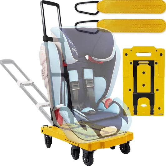 Car Seat Carrier/Utility Cart with Velcro Hooks