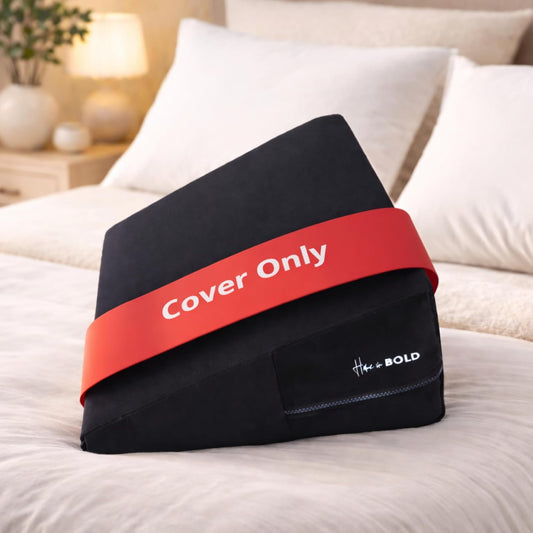 WEDGE PILLOWCASE-Sex Wedge Pillow Cover - Wedge Pillowcase Cover for Positioning Wedges - Sex Pillow Cover with Zipper