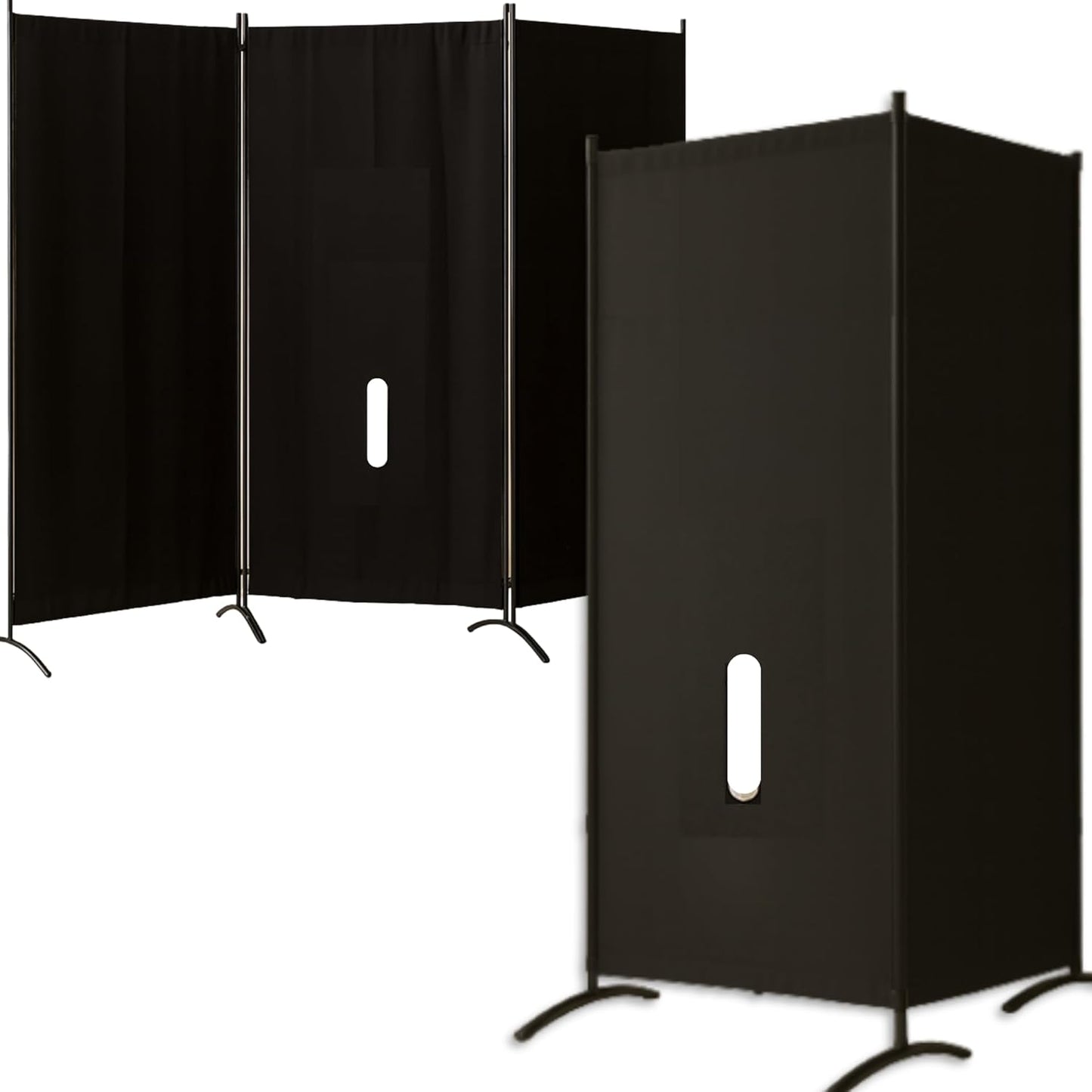 Freestanding Glory Hole Curtain Wall-No Drill Portable High-End Gloryhole Kit with Durable Metal Frame
