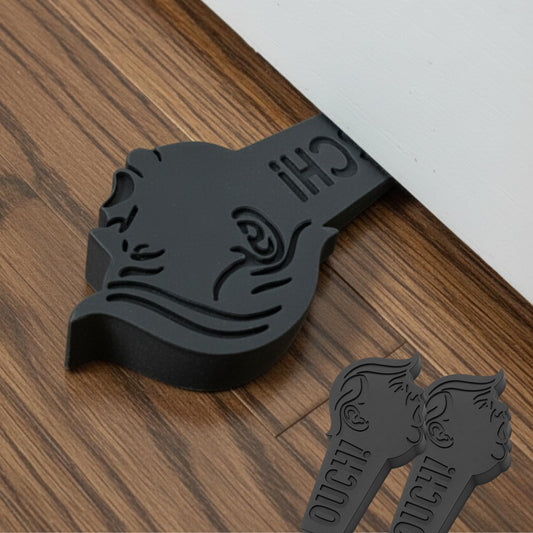 2-Pack Decorative Door Stoppers for Bottom of Doors-Funny Trump Door Stopper-Large & Cute Wedge for Doors