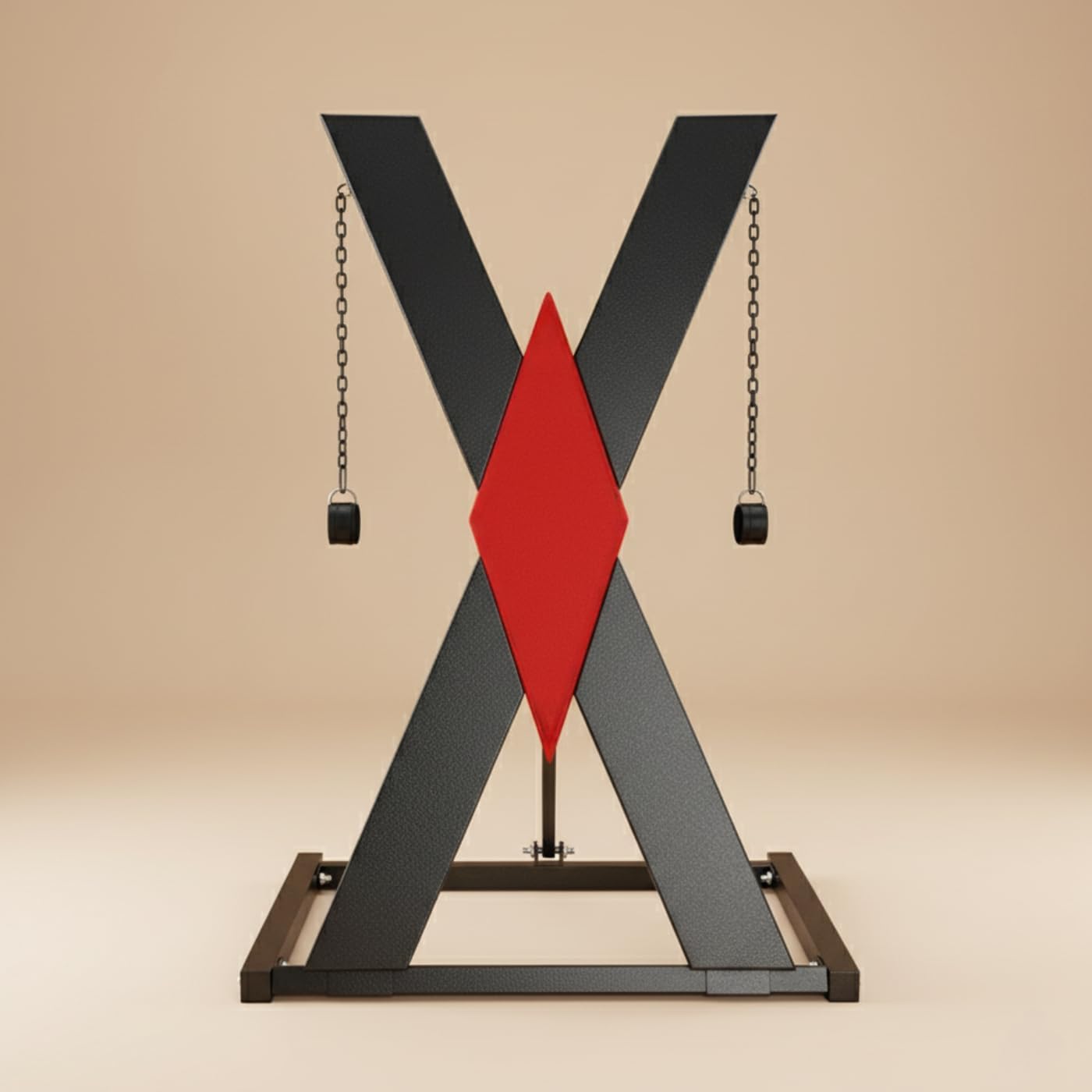 X-Position (Home in Bold)-St Andrews Cross Adult Furniture Furniture for Roleplay-Heavy-Duty Adjustable X Cross