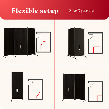 Freestanding Glory Hole Wall-Portable High-End Gloryhole Kit with Durable Metal Frame, Curtain or Box Setup