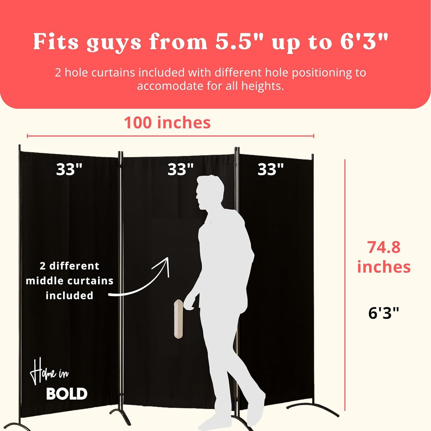 Freestanding Glory Hole Curtain Wall-No Drill Portable High-End Gloryhole Kit with Durable Metal Frame