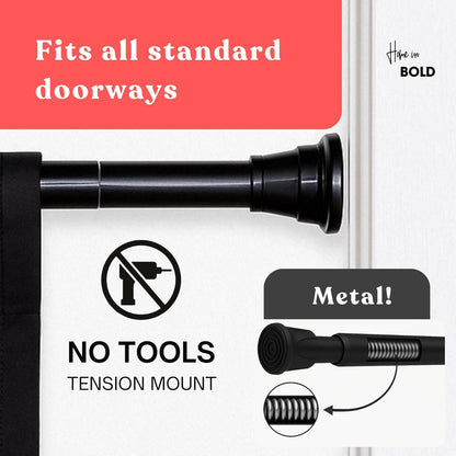 Portable Glory Hole Kit with Mask & Bag-Glory Hole to Go Door-Mount Booth Curtain with Dual Hand Slits-Glory Hands-ON