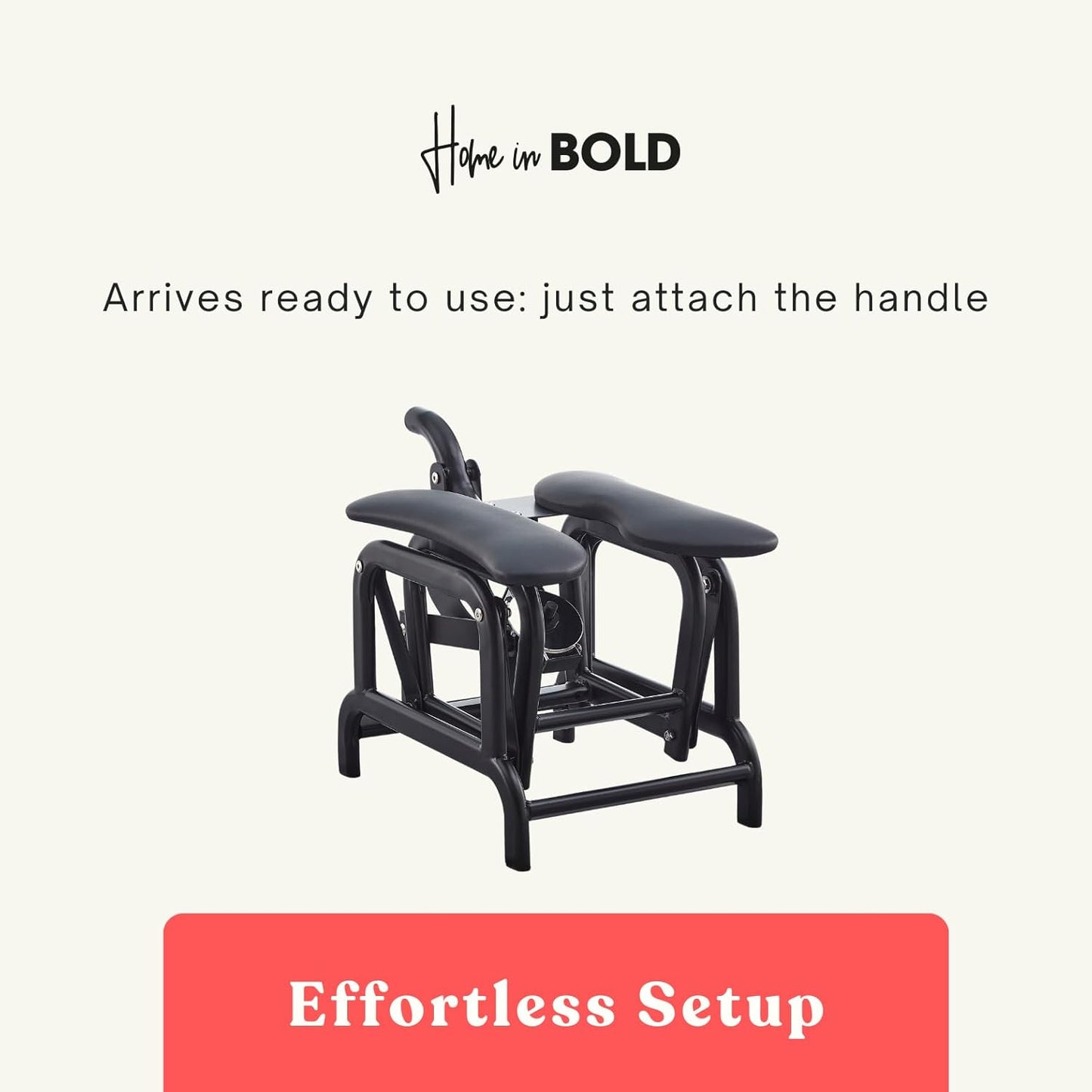 ROCKSTAR - Adult Rocking Chair - Get Cocky with a Dildo Chair Built for Rocking Chair Sex - Handle-Controlled Motion