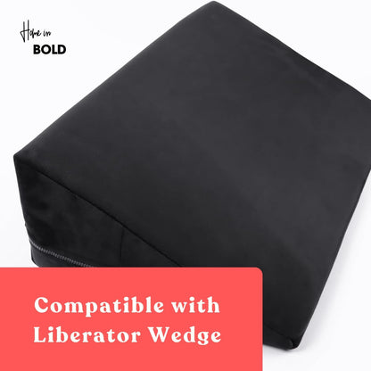 WEDGE PILLOWCASE-Sex Wedge Pillow Cover - Wedge Pillowcase Cover for Positioning Wedges - Sex Pillow Cover with Zipper