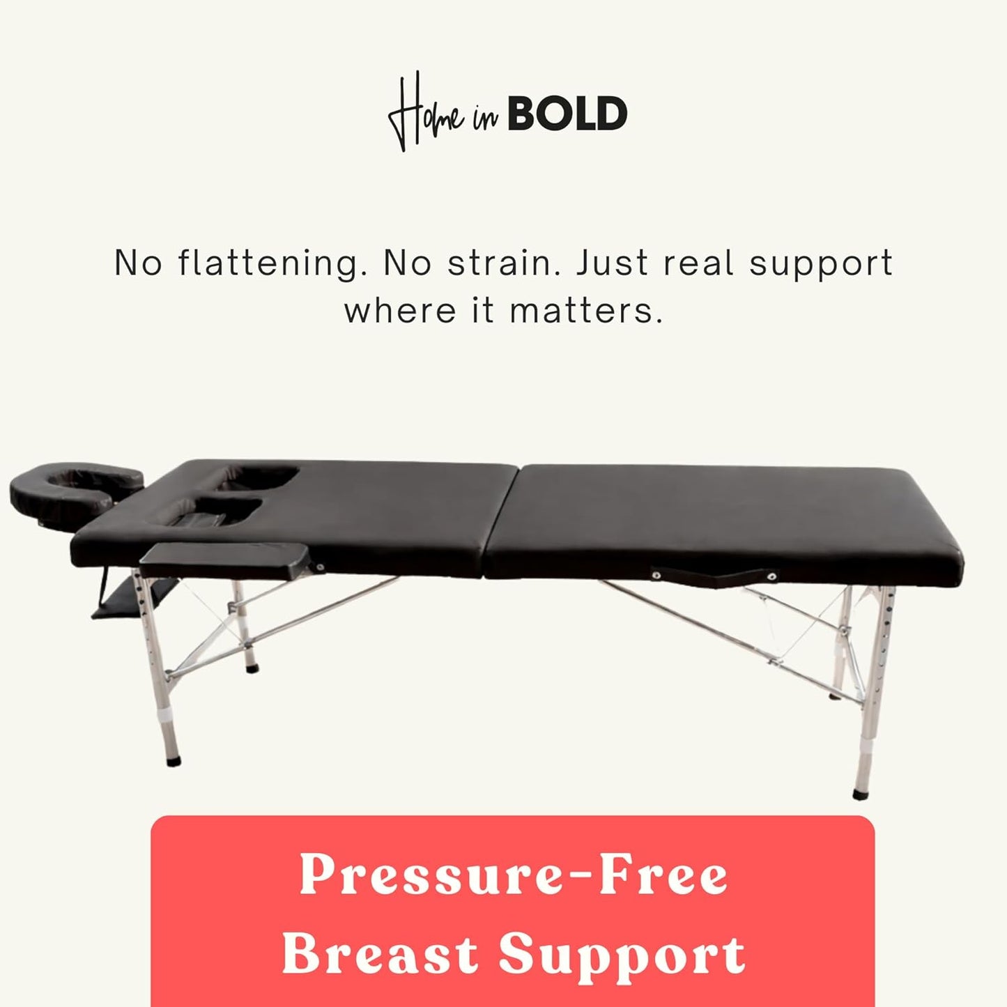 MASSAGE TABLE BREAST - Ergonomic Breast Support for Massage Comfort, Spa Therapy, and Chest Relief