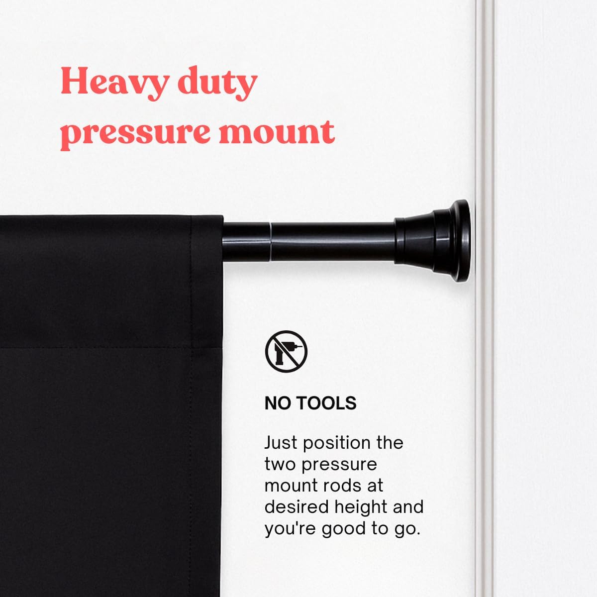 Glory Hole Wall-Gloryhole Kit Doorway- Portable Glory Hole Curtain Kit-Mounts in 1 Minute-Fits Most Doorways 28-32’’