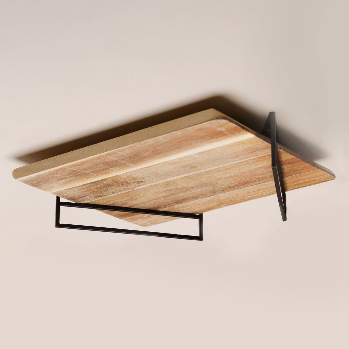 Under Cabinet Cutting Board Holder-2 Layer Metal Cutting Board Rack-Heavy Duty Vertical Horizontal Cutting Board