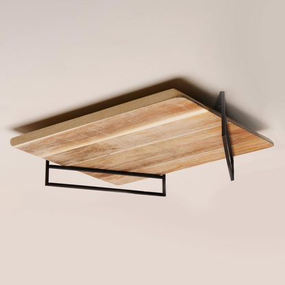 Under Cabinet Cutting Board Holder-2 Layer Metal Cutting Board Rack-Heavy Duty Vertical Horizontal Cutting Board