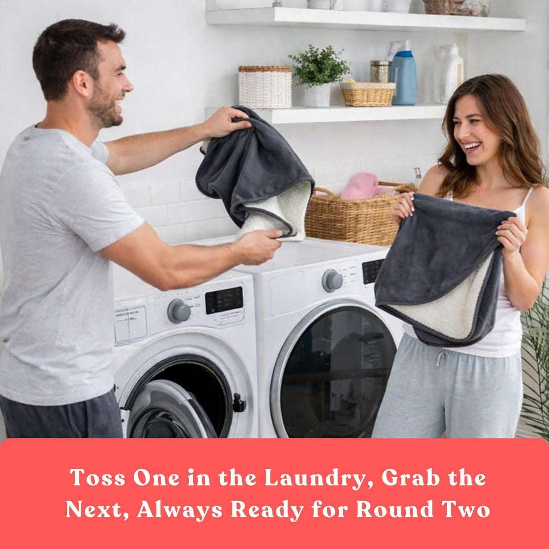 POUND PAD LITE - 2 Pack Sex Towels - Waterproof Towels for Intimacy with Overhang - Squirt Towel Alternative for Messy Fun MyHomeinBold