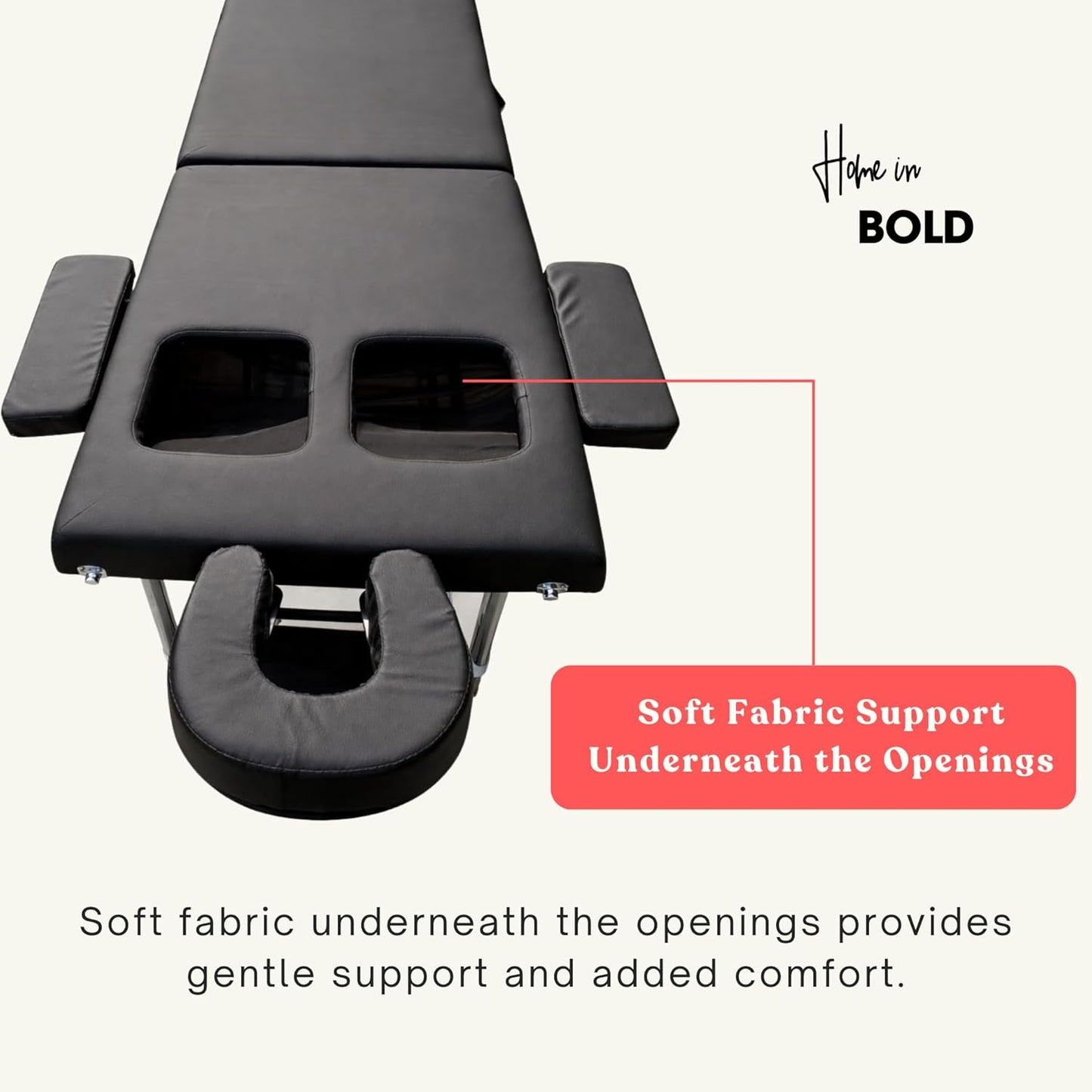 MASSAGE TABLE BREAST - Ergonomic Breast Support for Massage Comfort, Spa Therapy, and Chest Relief