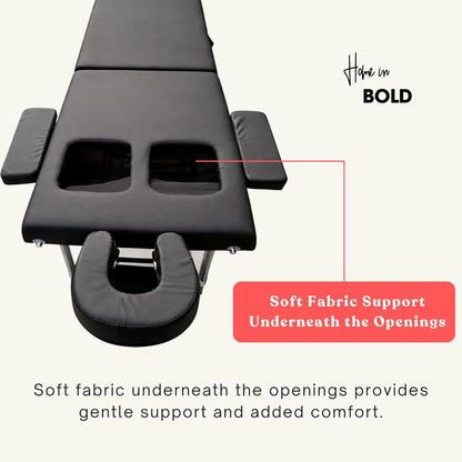 MASSAGE TABLE BREAST - Ergonomic Breast Support for Massage Comfort, Spa Therapy, and Chest Relief