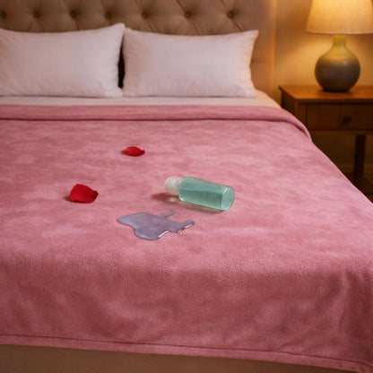 POUND PAD PINK - Sex Sheets Waterproof Queen L Sex Blanket to Protect Bed Washable (80x90” L) MyHomeinBold