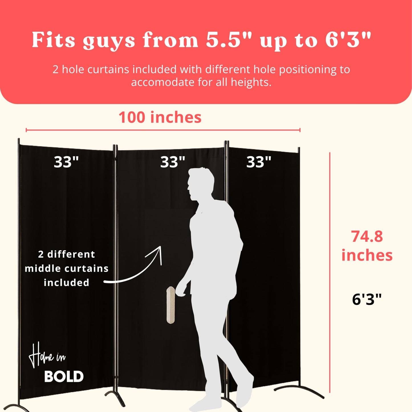 Freestanding Glory Hole Wall-Portable High-End Gloryhole Kit with Durable Metal Frame, Curtain or Box Setup