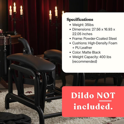 ROCKSTAR - Adult Rocking Chair - Get Cocky with a Dildo Chair Built for Rocking Chair Sex - Handle-Controlled Motion