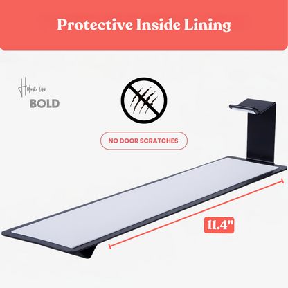 Extra Large Lock Box Door Mount Bracket-Over The Door Mounted Lockbox Bracket-Over The Door Lockbox Hook