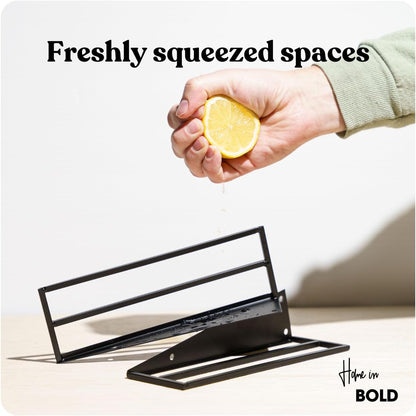 Under Cabinet Cutting Board Holder-2 Layer Metal Cutting Board Rack-Heavy Duty Vertical Horizontal Cutting Board
