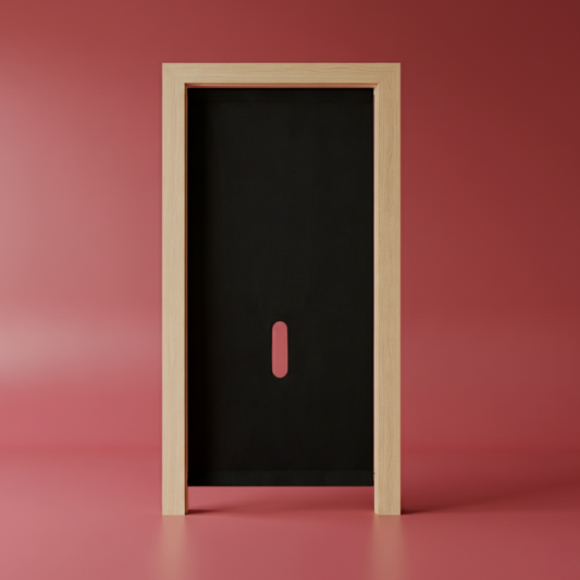 Glory Hole Wall-Gloryhole Kit Doorway- Portable Glory Hole Curtain Kit-Mounts in 1 Minute-Fits Most Doorways 28-32’’