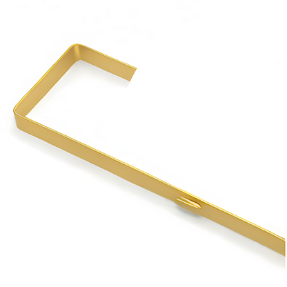 Adjustable 14.5-inch Over-The-Door Mirror Hanger Set of 2 (GOLD) + Anti-Damage Suction Cups-1.5" Door Depth