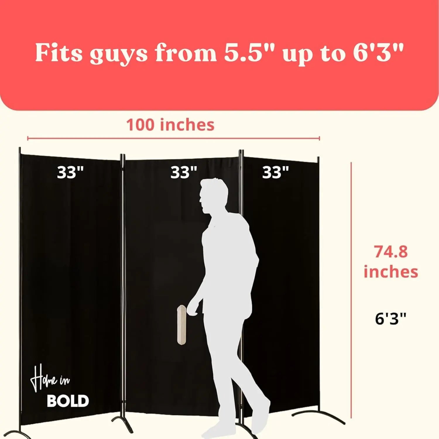GLORY BOOTH - Freestanding Glory Hole Wall - Portable High-End Gloryhole Kit with Durable Metal Frame Home in Bold