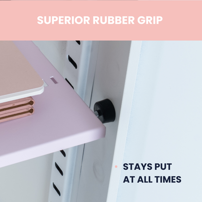 Adjustable Locker Organizer | METAL Locker Shelf - (PATENT PENDING) PINK