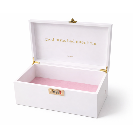 SEX TOYS BOX - Lockable Sex Storage Box with Code Lock (18.5 x 9.53 x 7.2 in)
