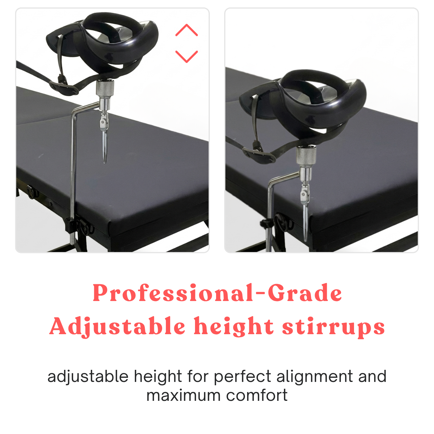 THE CHECKUP - Massage Table with Leg Stirrups