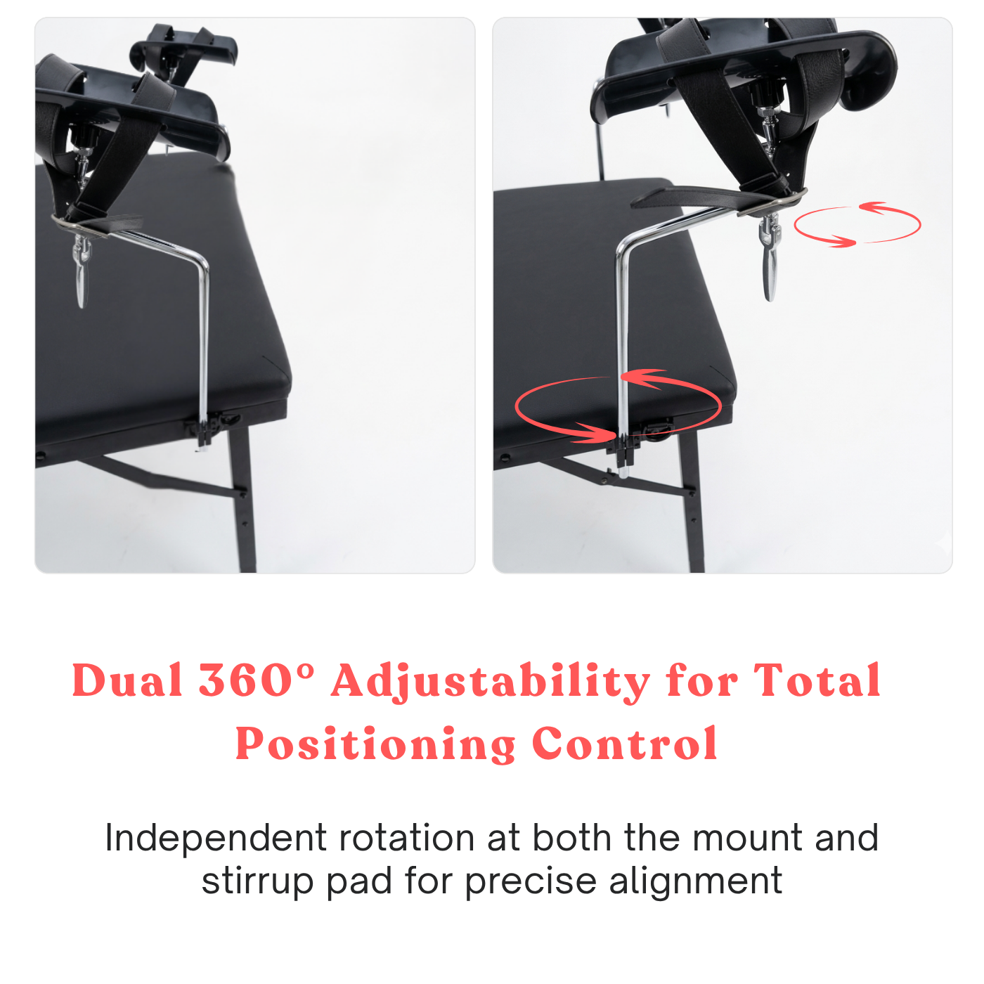 THE CHECKUP - Massage Table with Leg Stirrups