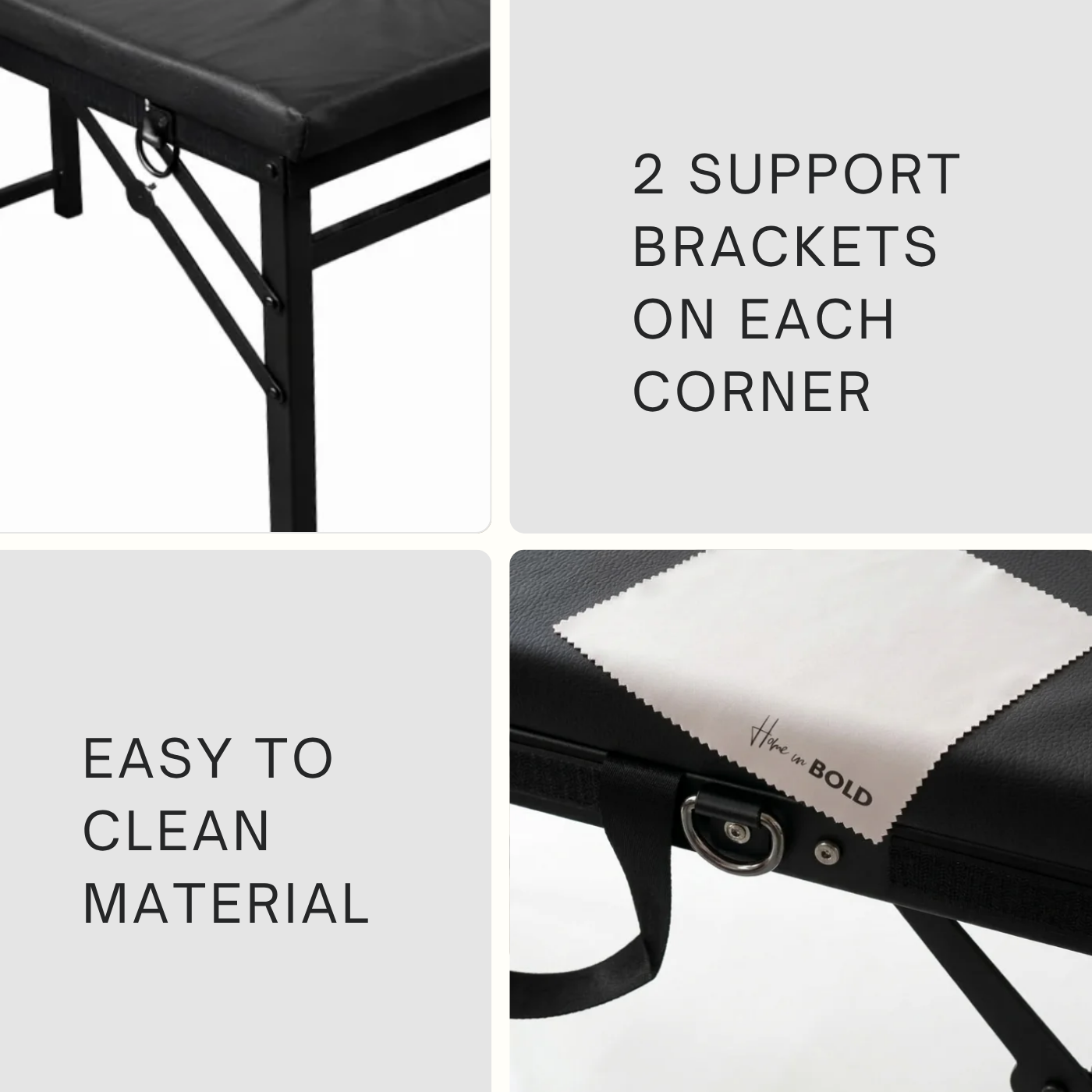 THE CHECKUP - Massage Table with Leg Stirrups