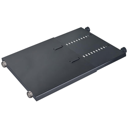 2-Pack Metal Adjustable Shelf-Heavy Duty Powder-Coated Steel Organizer for School & Gym