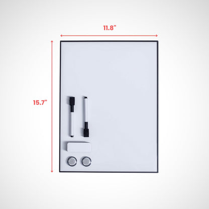 Over The Door Whiteboard-Adjustable 4 Heights Dry Erase Board for Door with Eraser, Magnet, 2 Markers & 2 Hooks