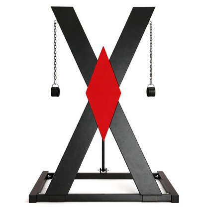 St Andrews BDSM Cross Adult Furniture Furniture for Roleplay - Heavy-Duty Adjustable X Cross