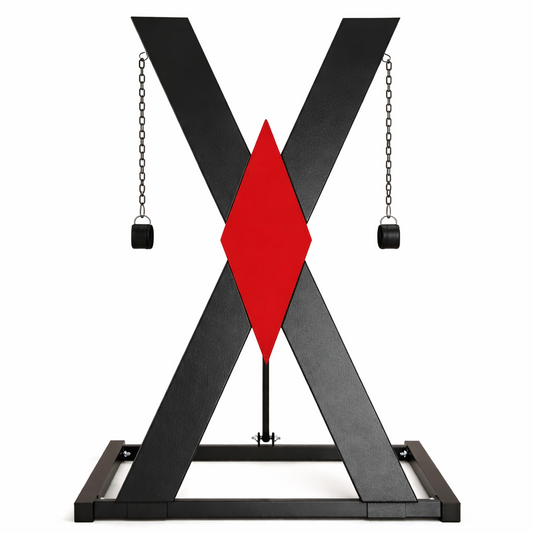 St Andrews BDSM Cross Adult Furniture Furniture for Roleplay - Heavy-Duty Adjustable X Cross